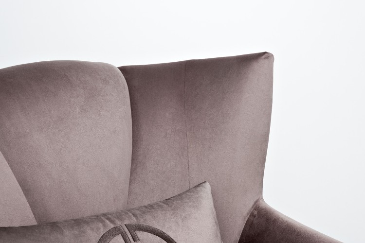 Кресло Siena велюр коричнвый Colt1012-ROSKOR 17 83*82*93см (TT-00016635)