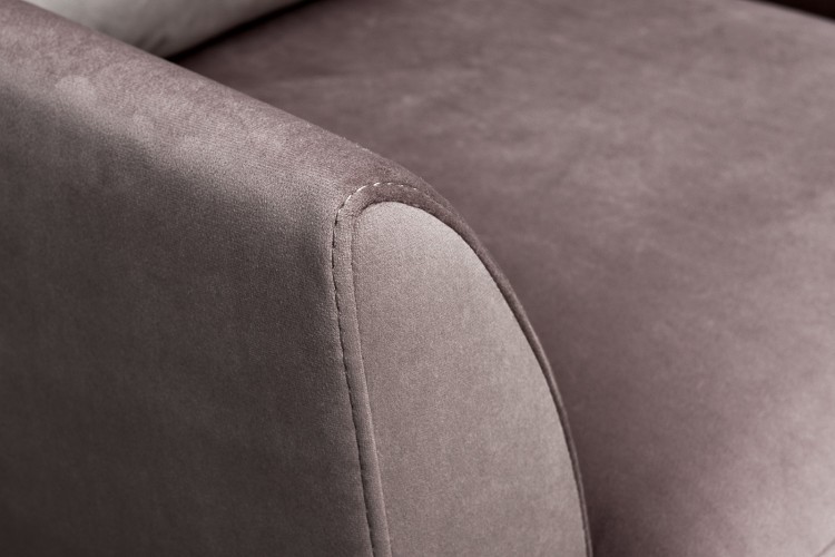 Кресло Siena велюр коричнвый Colt1012-ROSKOR 17 83*82*93см (TT-00016635)