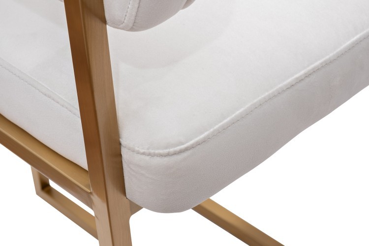 Стул велюр светло-серый/матовое золото 60*55*73см (TT-00014351)