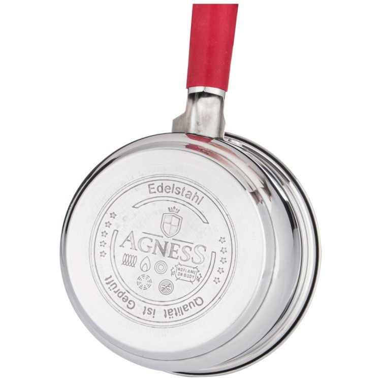 Ковш agness со стекл.крышкой серия classic 0,9 л. 14*7,5 см Agness (937-426) Ковш agness со стекл.крышкой серия classic 0,9 л. 14*7,5 см Agness (937-426)