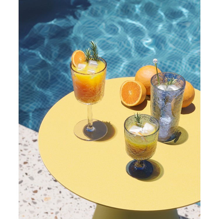 Набор бокалов из акрила arctic для вина, 280 мл, синий, 4 шт. (77570)