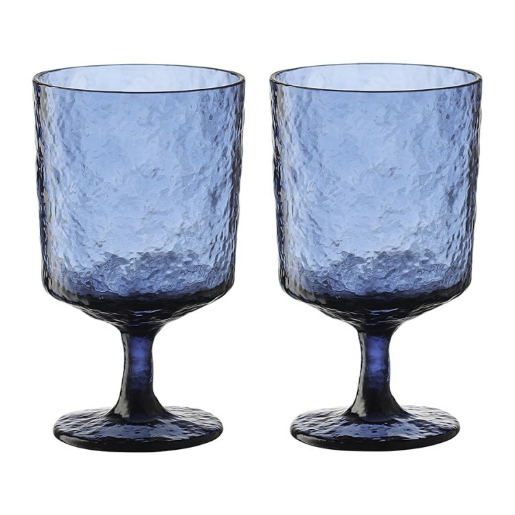 Набор бокалов из акрила arctic для вина, 280 мл, синий, 4 шт. (77570)