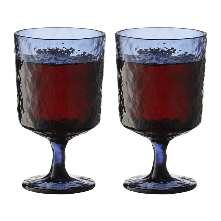 Набор бокалов из акрила arctic для вина, 280 мл, синий, 4 шт. (77570)