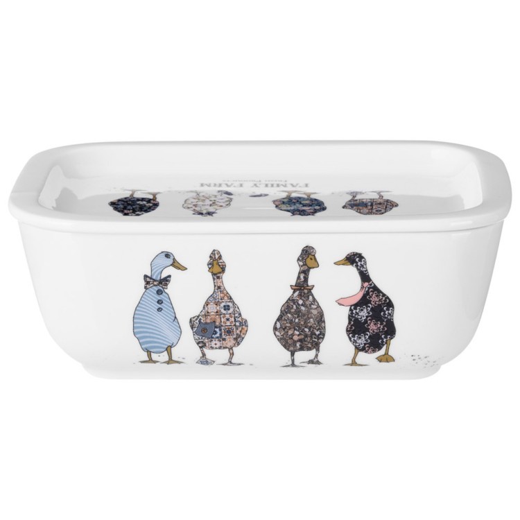 Блюдо с крышкой lefard "family farm" прямоуг. 16,5*11,5*6 см 490 мл Lefard (761-213)