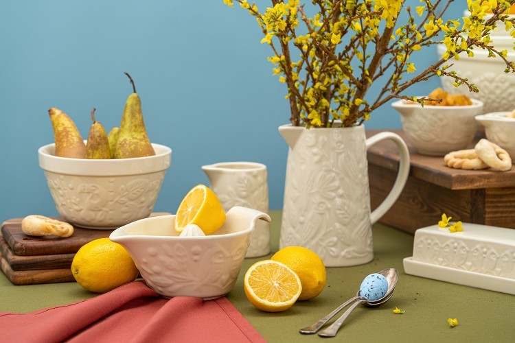 Кувшин birds of paradise, 980 мл, кремовый (75069)