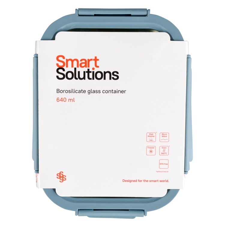 Контейнер для запекания, хранения и переноски продуктов в чехле smart solutions, 640 мл, синий (73398) Контейнер для запекания, хранения и переноски продуктов в чехле smart solutions, 640 мл, синий (73398)