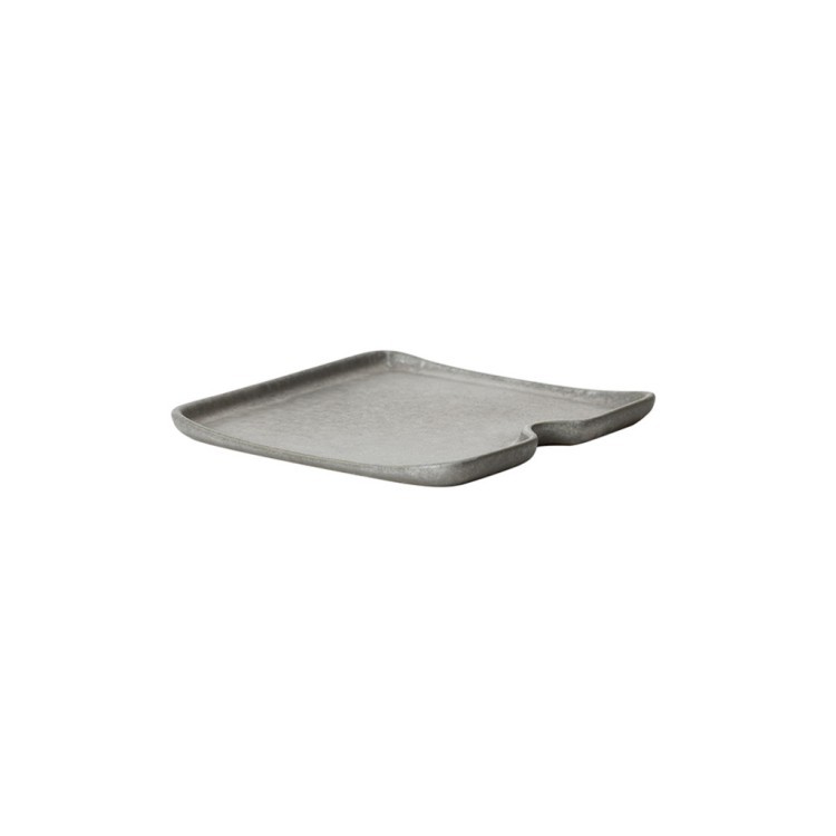 Тарелка L9268-648UСНЯТО, каменная керамика, grey, ROOMERS TABLEWARE