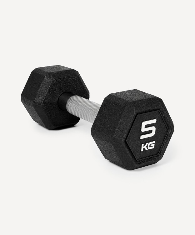 Гантель гексагональная DB-301PRO 5 кг, обрезиненная, черный (2115109) Гантель гексагональная DB-301PRO 5 кг, обрезиненная, черный (2115109)