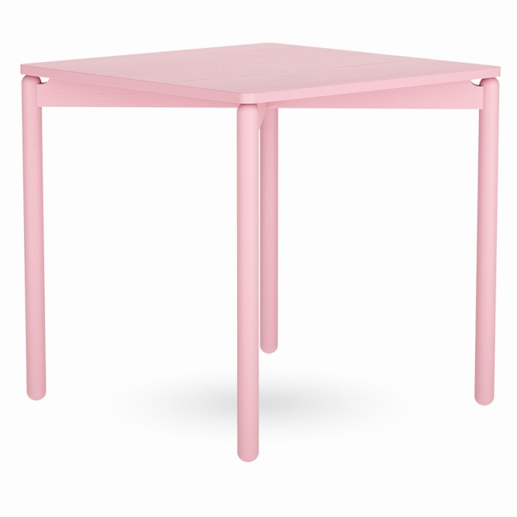 Стол обеденный saga, 75х75 см, розовый (76387)