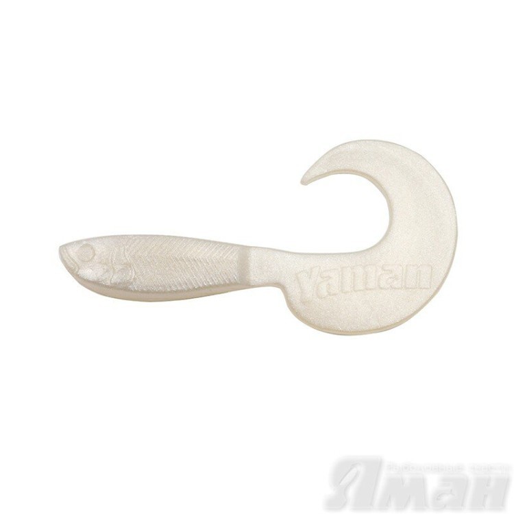 Твистер Yaman Mermaid Tail, 5" цвет 28 - Pearl, 5 шт Y-MT5-28 (74285)