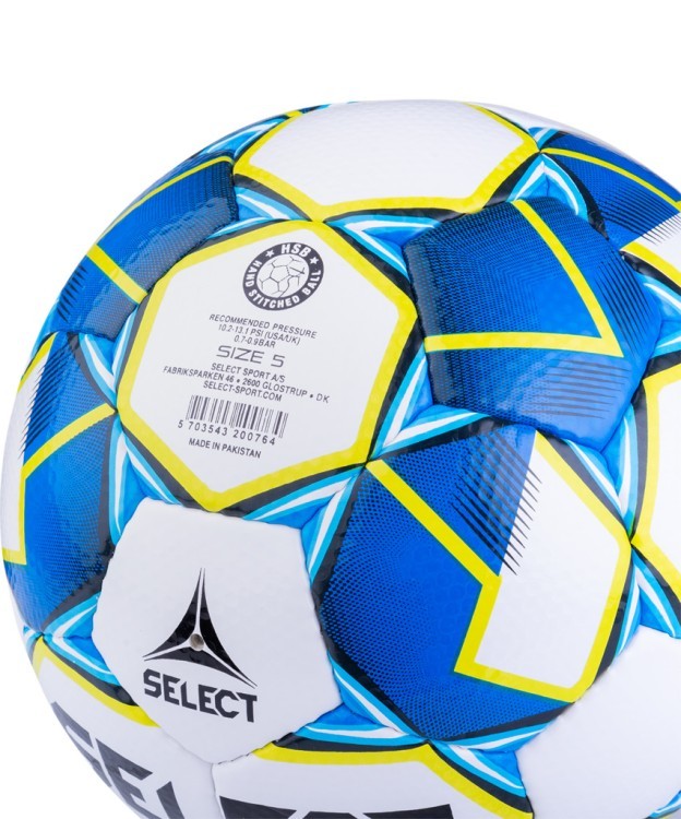 Мяч футбольный Numero10 IMS 810508, №5, белый/синий/зеленый (771568)