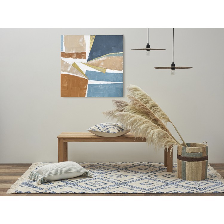 Панно декоративное с ручной росписью by feel, 100х100 см, цветное (76482)