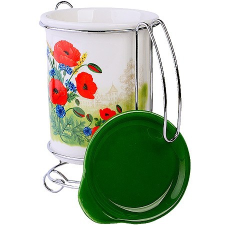 Подставка для столовых приборов Цветущие Маки дол/жел LR (60286) Подставка для столовых приборов Цветущие Маки дол/жел LR (60286)