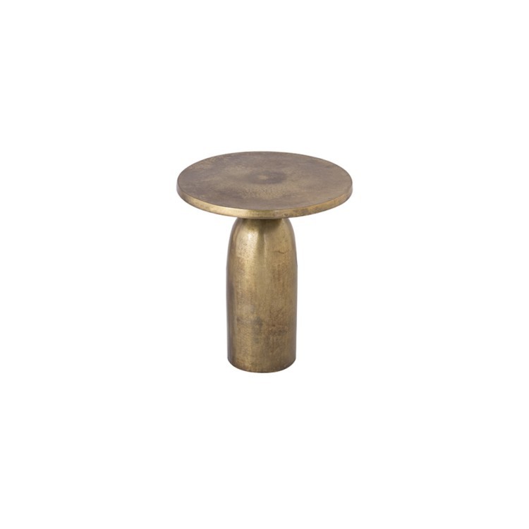 Стол приставной 25141-46, 39.5, металл, Vintage brass, ROOMERS FURNITURE
