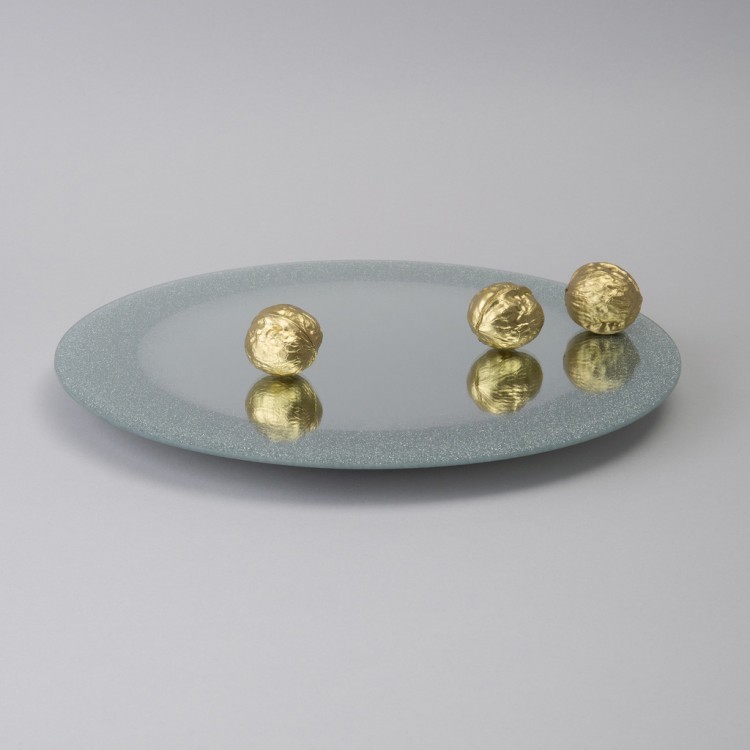 Тортовница вращающаяся "silver mirror" 30 см Agness (357-251-1)