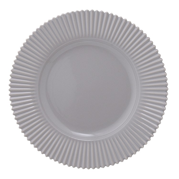 Набор из двух тарелок темно-серого цвета из коллекции edge, 21 см (75179)