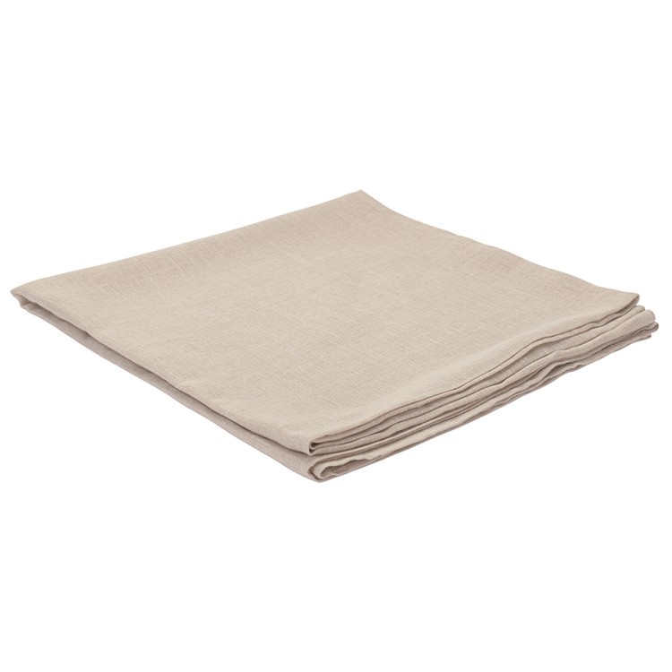 Скатерть из стираного льна бежевого цвета из коллекции essential, 150х250 см (73767)