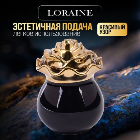 Баночка для сладостей Роза 650мл фарфор LR (12074) Баночка для сладостей Роза 650мл фарфор LR (12074)