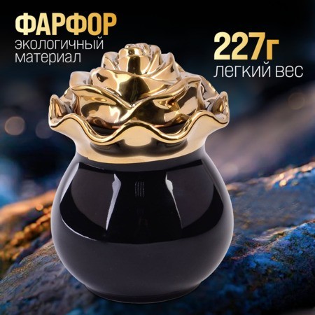 Баночка для сладостей Роза 650мл фарфор LR (12074) Баночка для сладостей Роза 650мл фарфор LR (12074)