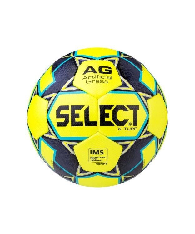 Мяч футбольный X-Turf, №5, желтый/черный/синий (1480231)