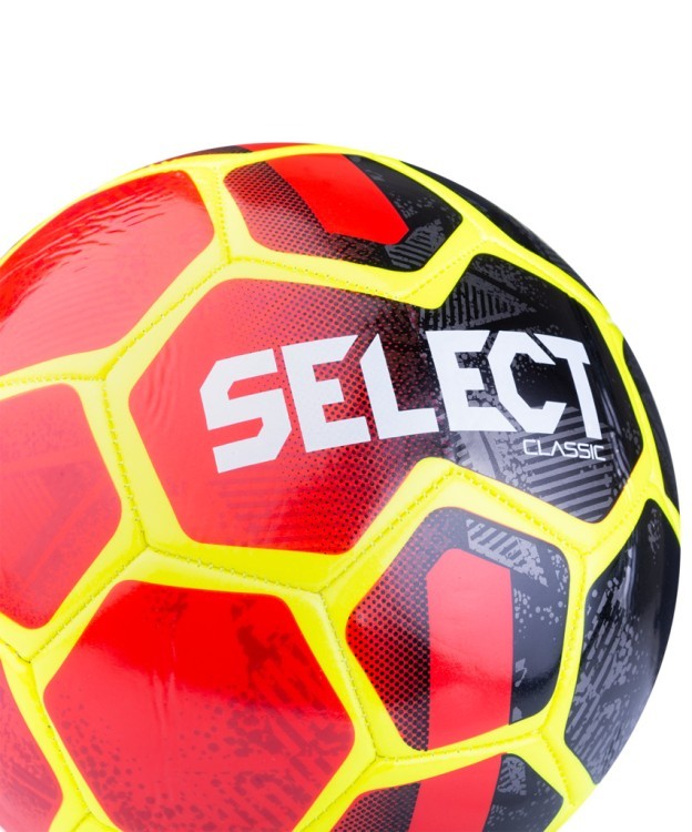 Мяч футбольный Classic 815316, №5, красный/черный/желтый (773646)