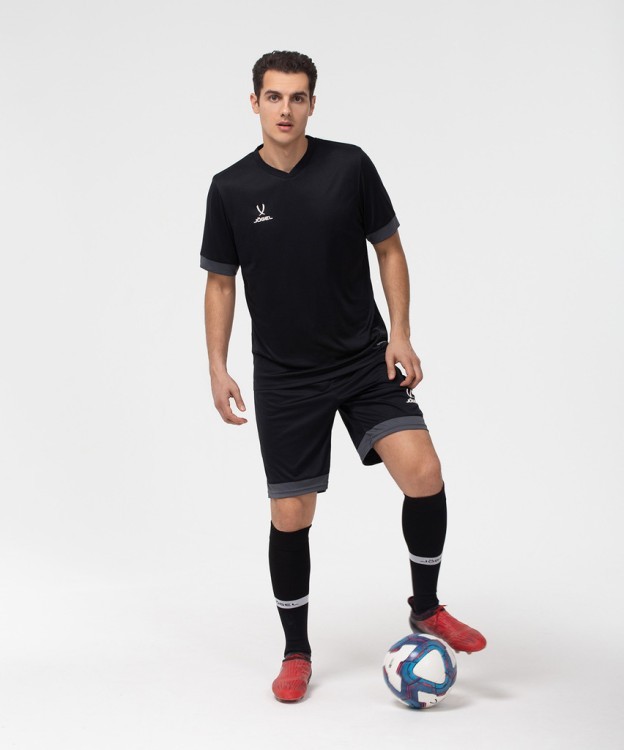 Футболка игровая JÖGEL DIVISION PerFormDRY Union Jersey, черный/темно-серый/белый (1751637)
