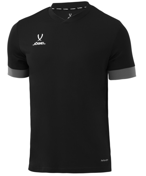 Футболка игровая JÖGEL DIVISION PerFormDRY Union Jersey, черный/темно-серый/белый (1751637) Футболка игровая JÖGEL DIVISION PerFormDRY Union Jersey, черный/темно-серый/белый (1751637)