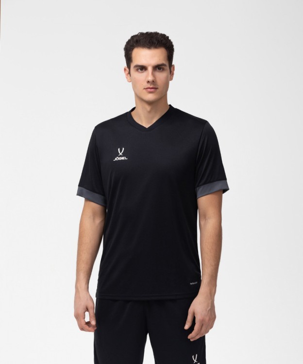 Футболка игровая JOGEL DIVISION PerFormDRY Union Jersey, черный/темно-серый/белый (1751621)