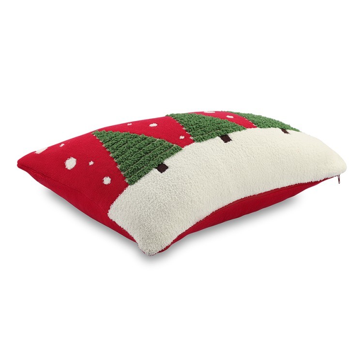 Подушка вязаная с новогодним рисунком festive wood из коллекции new year essential, 40x60 см (79348) Подушка вязаная с новогодним рисунком festive wood из коллекции new year essential, 40x60 см (79348)