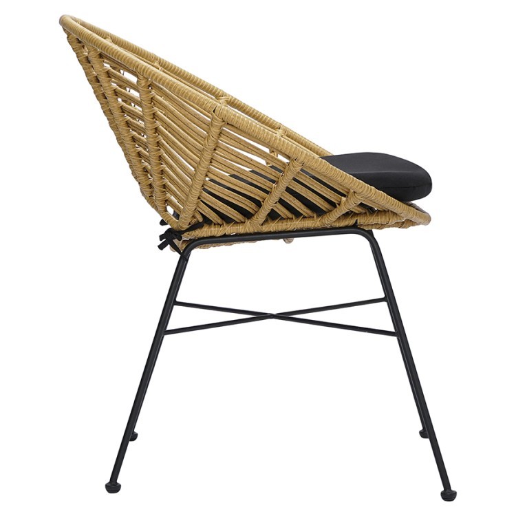 Стул vetle round, ротанг (75829)