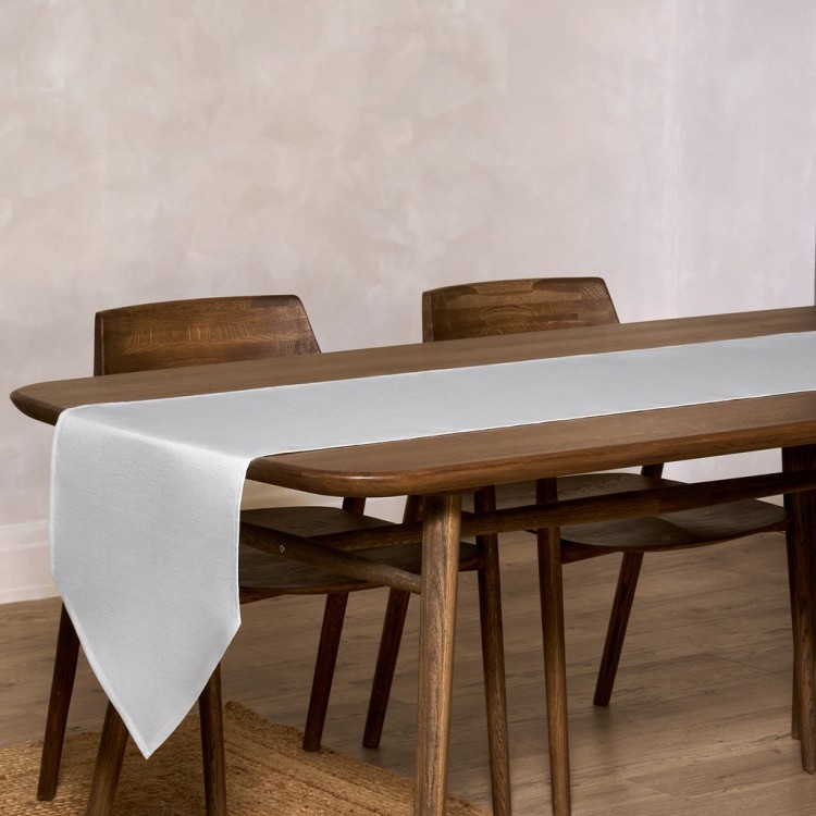 Дорожка на стол 45х150 cm  "феерия. серебро", цвет: белый, tm lefard, полиэстер 100% Lefard (986-004-3)