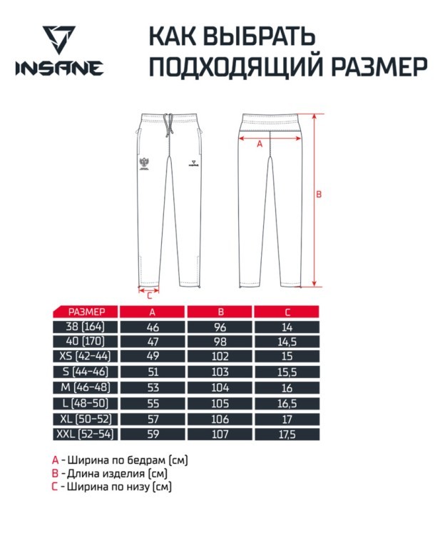 Брюки парадные INSANE RBF, синий (2133607)