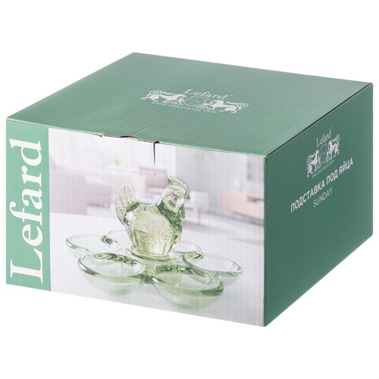 Подставка для 6 яиц "sunday" green 17,5*16*9 см Lefard (355-434)