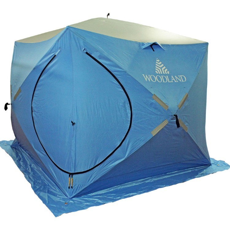 Зимняя палатка куб Woodland Ice Fish Double двухслойная (61464)