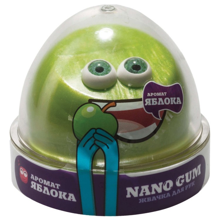 Жвачка для рук Nano gum, аромат яблока, 50 г NGAZY50 (69225)