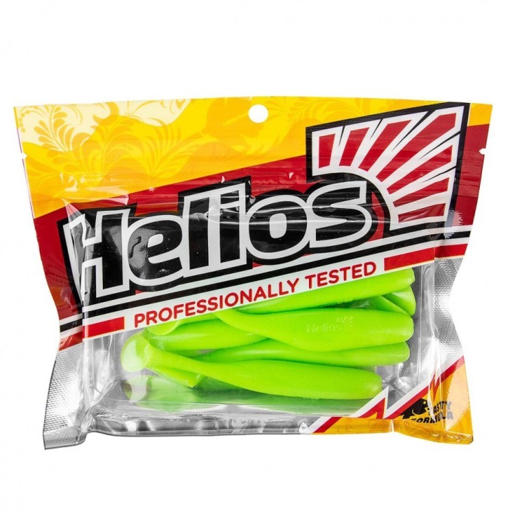 Виброхвост Helios Vigor 3,75"/9.5 см, цвет Lime 7 шт HS-6-008 (77908)