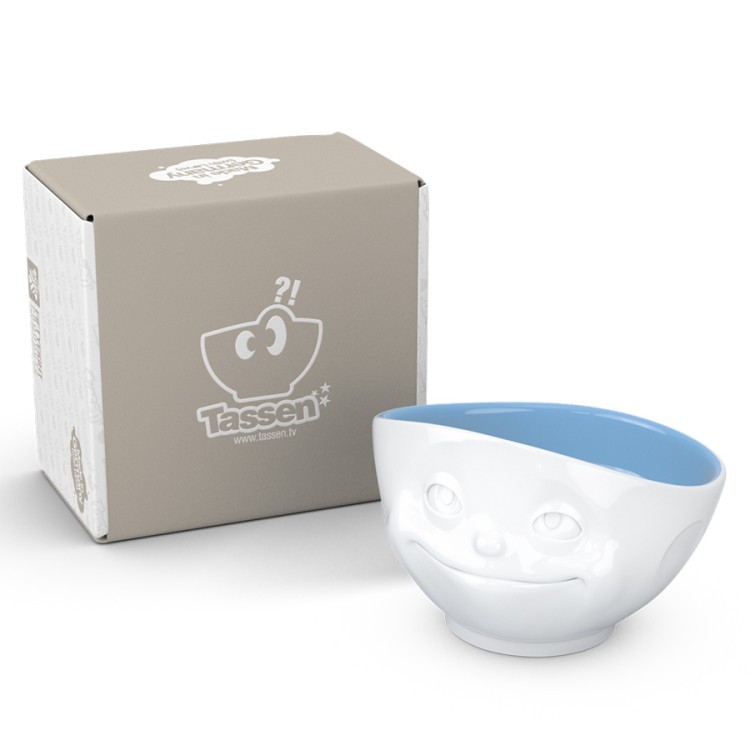 Чаша dreamy, 500 мл, белая/голубая (73889)