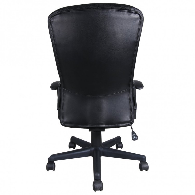 Кресло офисное Brabix Optima MG-370 экокожа/ткань черное 531580 (1) (84653)