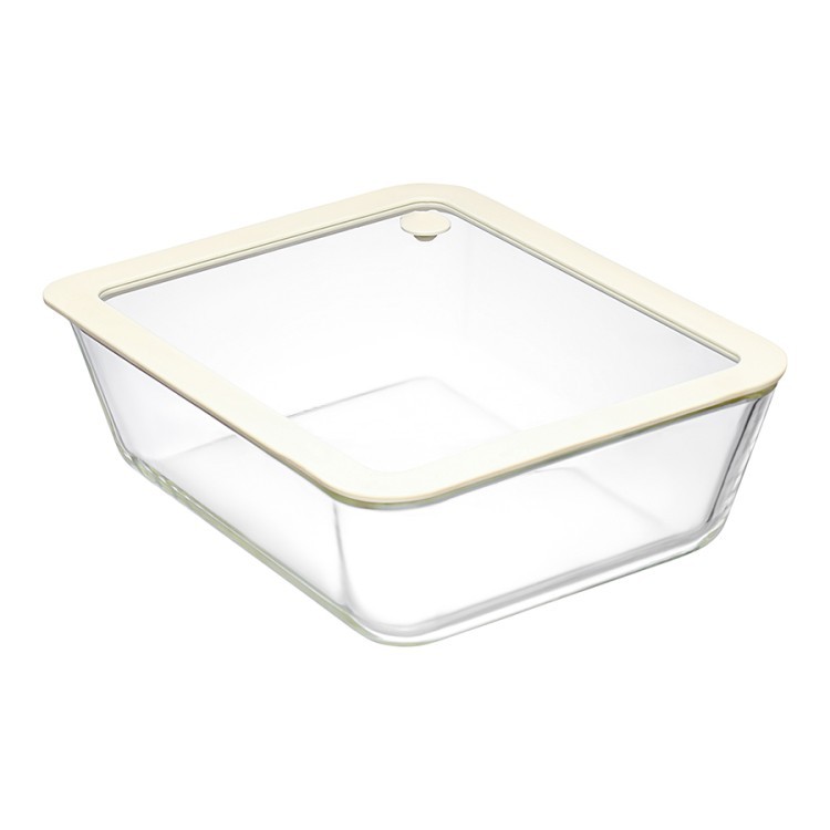 Контейнер для запекания и хранения с вакуумным эффектом vacuum glass, 2,6 л, молочный (78843)