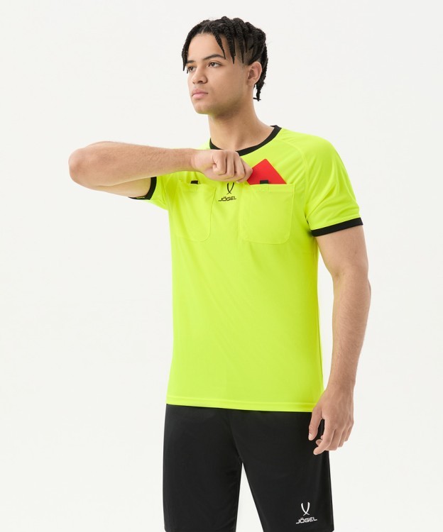 Футболка судейская JOGEL Referee tee, желтый (1745027)
