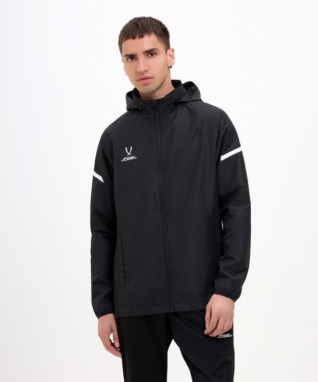 Куртка ветрозащитная JOGEL CAMP 2 Rain Jacket, черный (2112189)