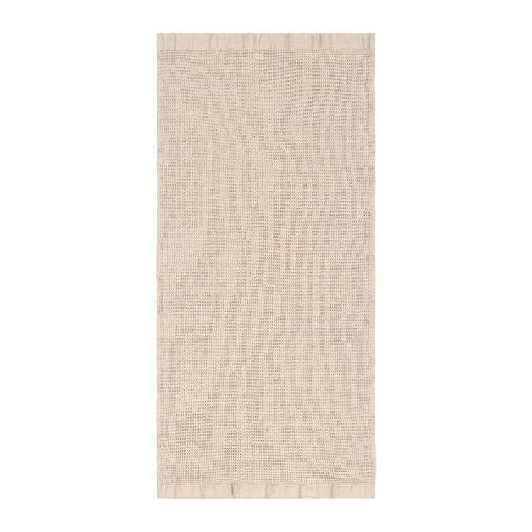 Полотенце для рук из умягченной вафли кремового цвета из коллекции essential, 50x90 см (79188)