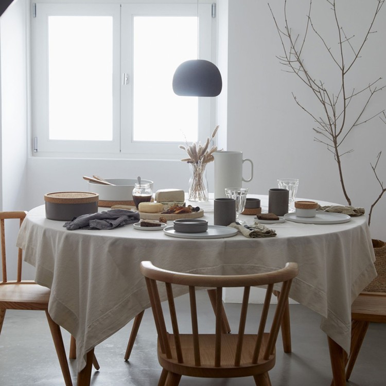 Тарелка RNP271-BRN(RNP271-838), 26,9 см, керамика, OAK, Costa Nova