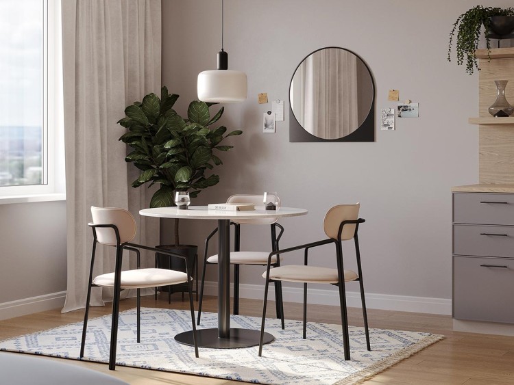 Зеркало настенное geometria, D71 см (77362) Зеркало настенное geometria, D71 см (77362)