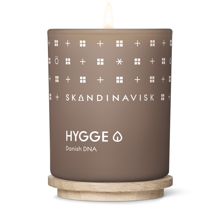 Свеча ароматическая hygge с крышкой, 65 г (новая) (70369)