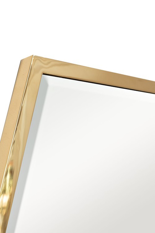 Зеркало в металлич. раме  цвет золото 120*160см (TT-00005513)