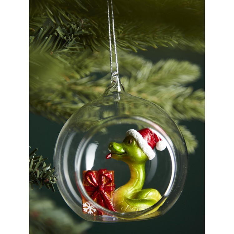Ёлочная игрушка festive snake из коллекции new year essential (78269)