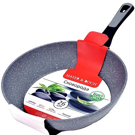 Сковорода 26 см мрам.покр. съем.руч. Mayer&Boch (40410)