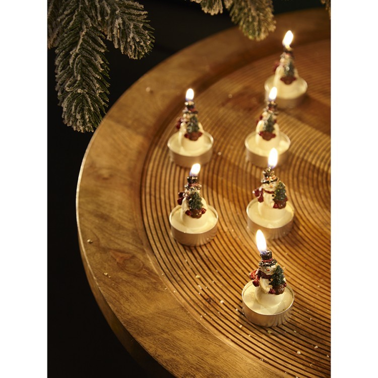 Набор декоративных свечей festive snowman из коллекции new year essential, 6 шт. (78326) Набор декоративных свечей festive snowman из коллекции new year essential, 6 шт. (78326)