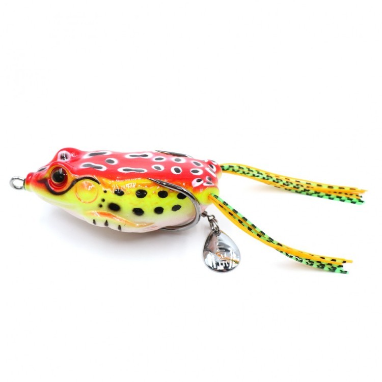 Лягушка-незацепляйка Namazu FROG с лепестком, 65 мм, 18 г, цвет 09, YR Hooks (BN) #3 N-FP65-18-09 (87628)